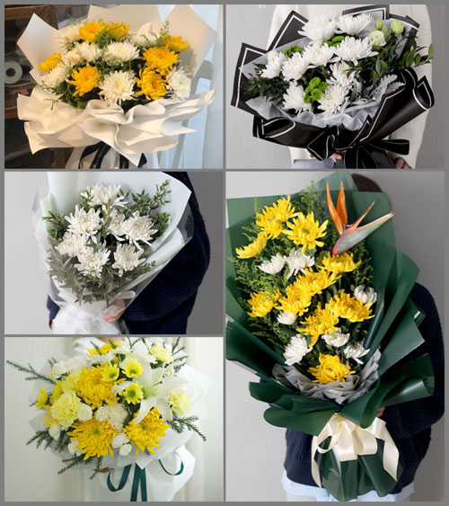 青海海东市化隆回族自治县谢家滩乡白事花束代送